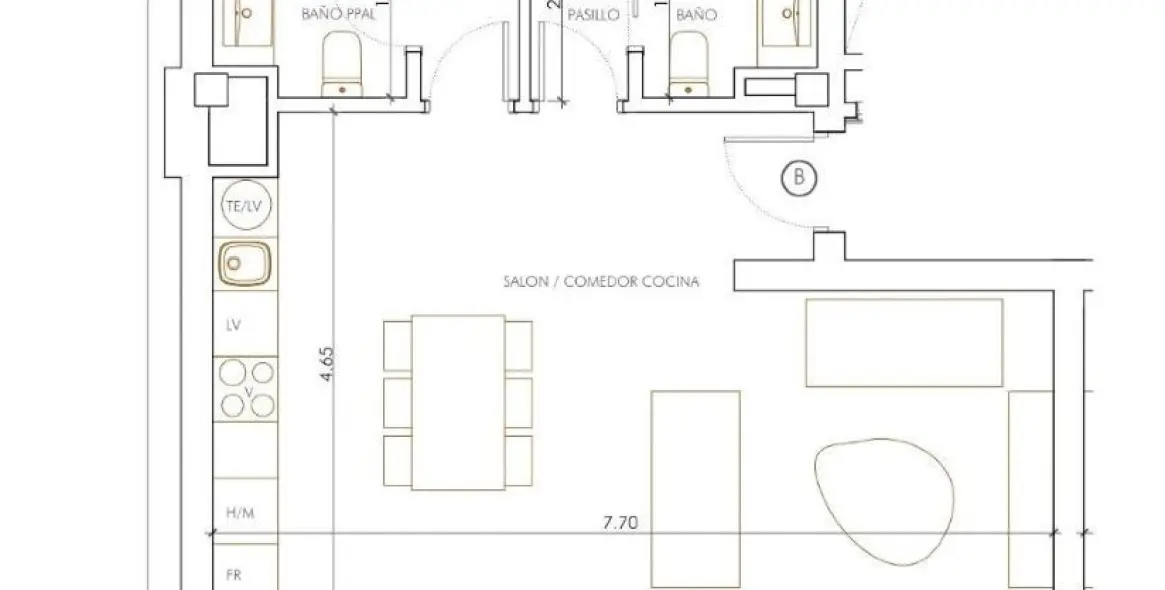 Sale of penthouse in Cancelada 26