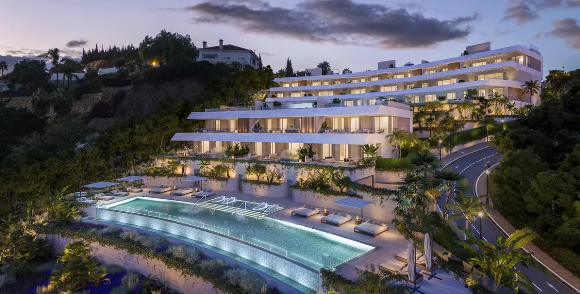 Venta de apartamento en planta media en Benahavís 2