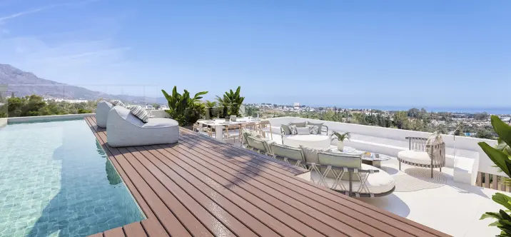 Venta de apartamento en planta media en Benahavís 3