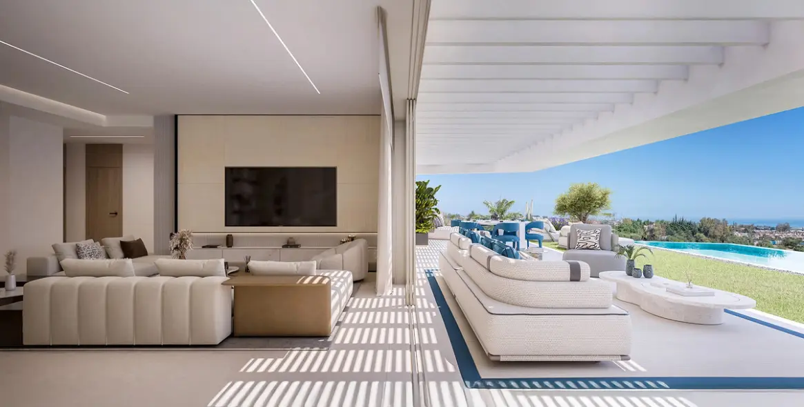 Venta de apartamento en planta media en Benahavís 9