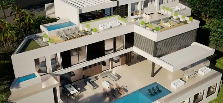 Venta de villa independiente en Los Monteros 0