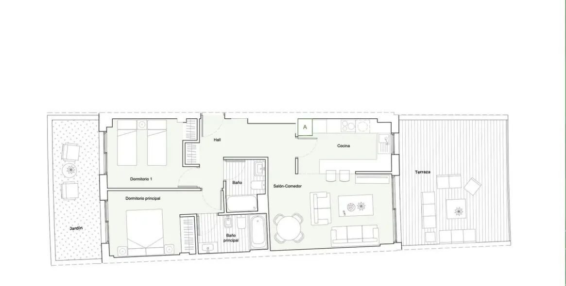 Venta de apartamento en planta media en Estepona 25