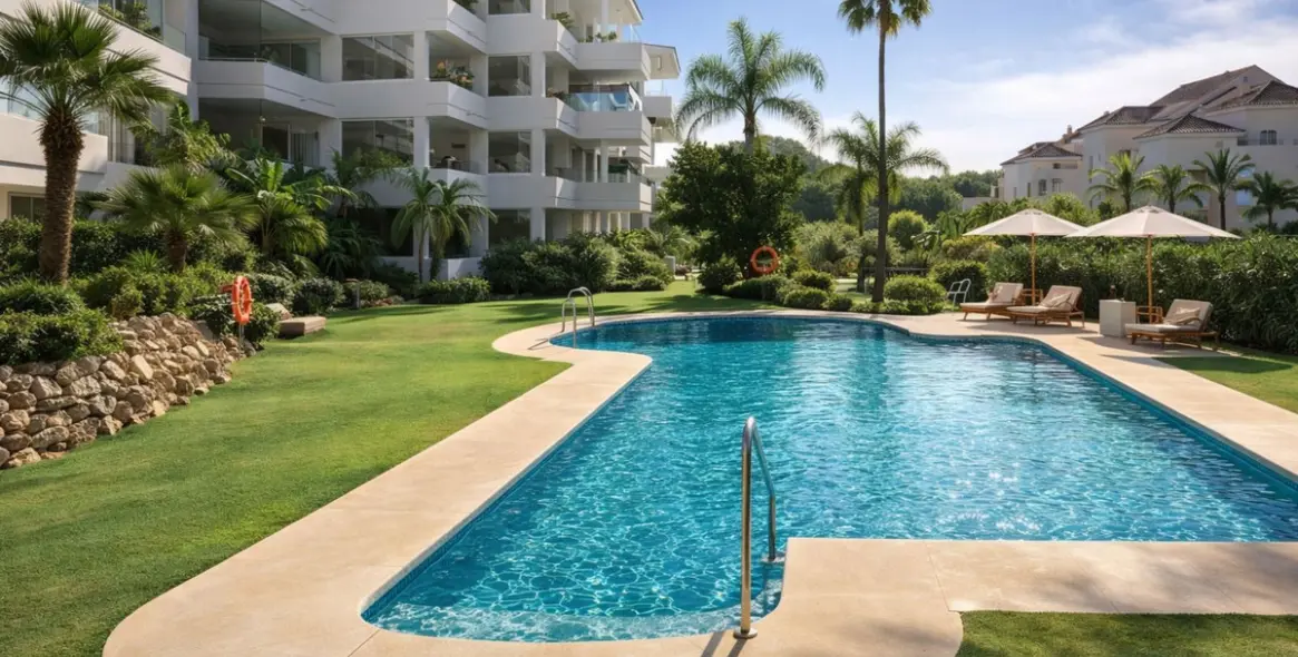 Краткосрочная аренда апартаментов на среднем этаже в Elviria 1