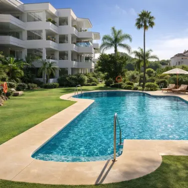 Краткосрочная аренда апартаментов на среднем этаже в Elviria