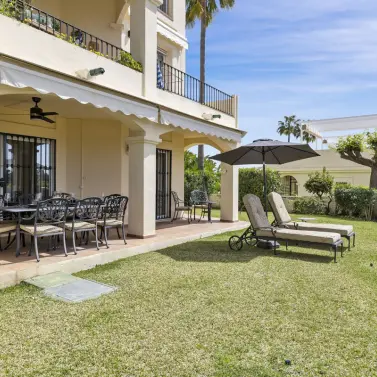 Long-term rent of ground floor apartment in Benahavís