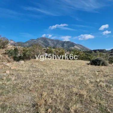 Venta de parcela residencial en Mijas
