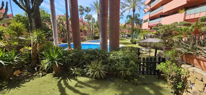 Alquiler a largo plazo de apartamento en planta baja en Estepona 0