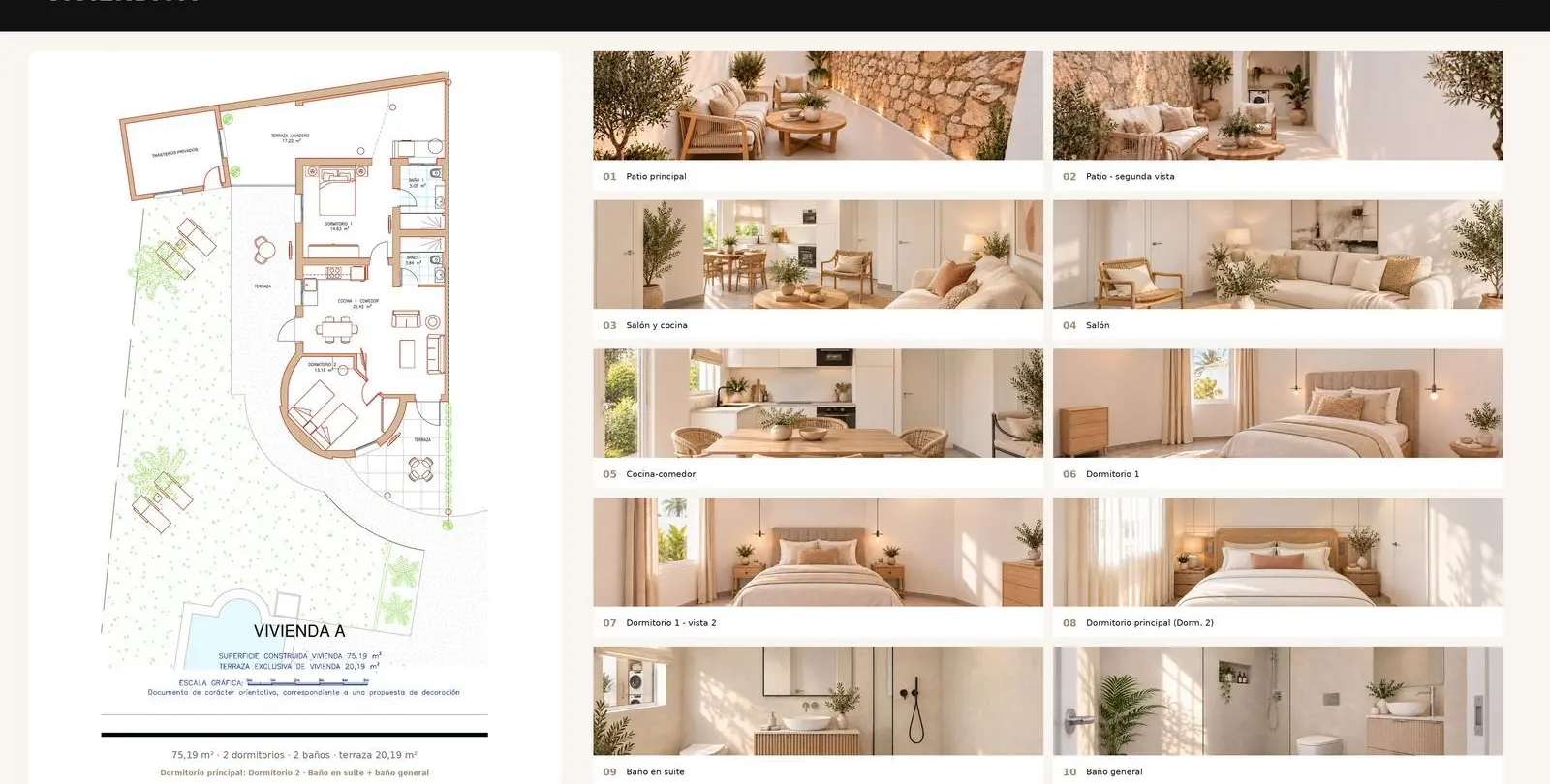 Venta de apartamento en planta baja en El Faro 12