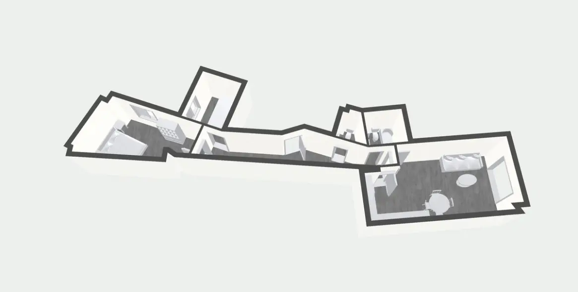 Venta de apartamento en planta media en La Merced 26