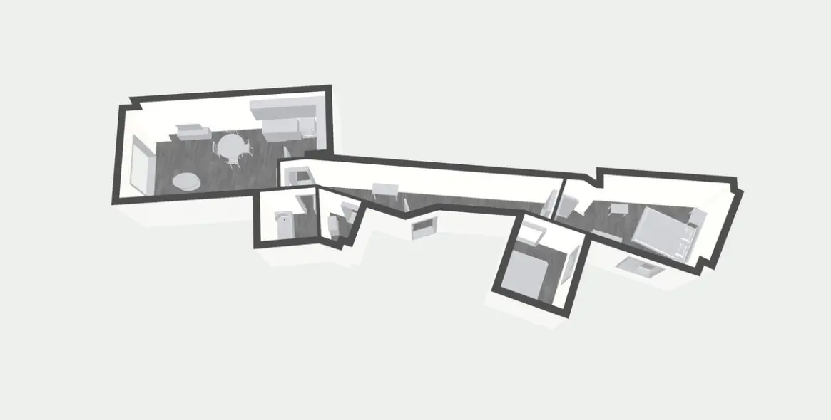 Venta de apartamento en planta media en La Merced 27