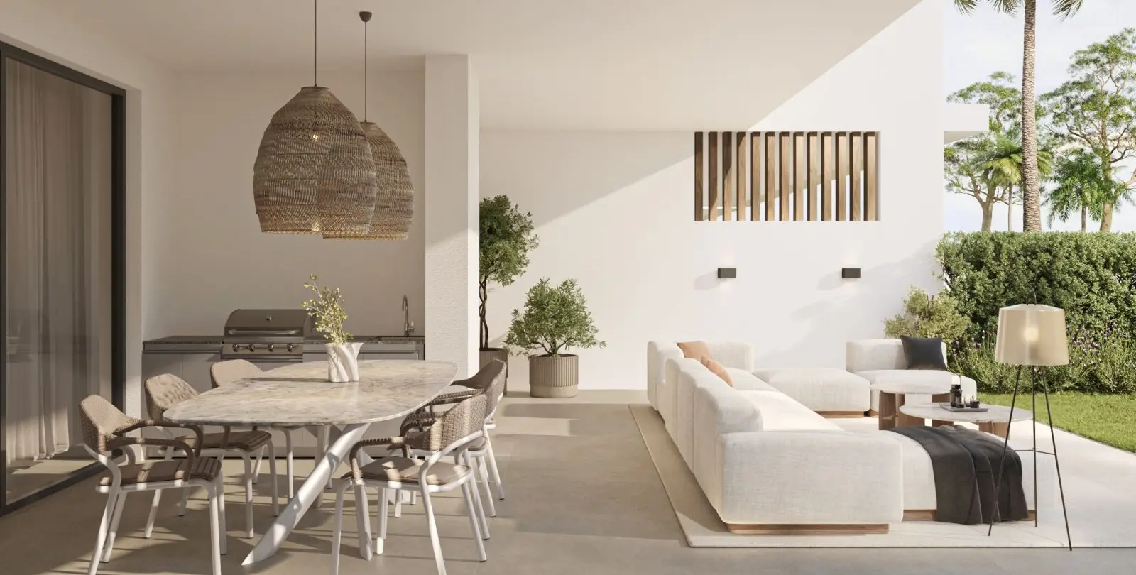 Sale of ground floor apartment in New Golden Mile 2