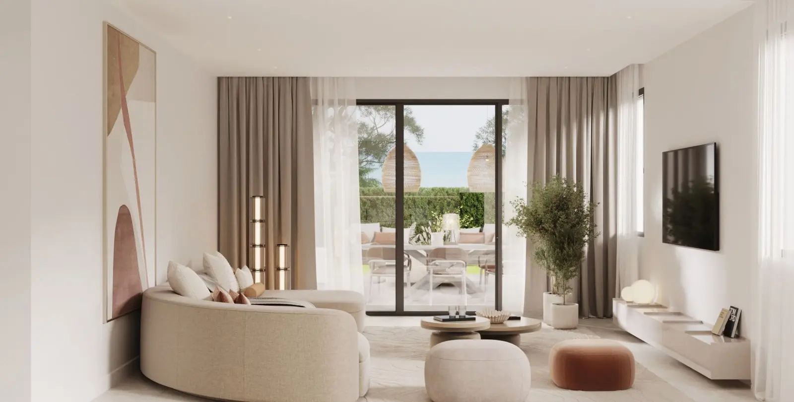 Sale of ground floor apartment in New Golden Mile 4