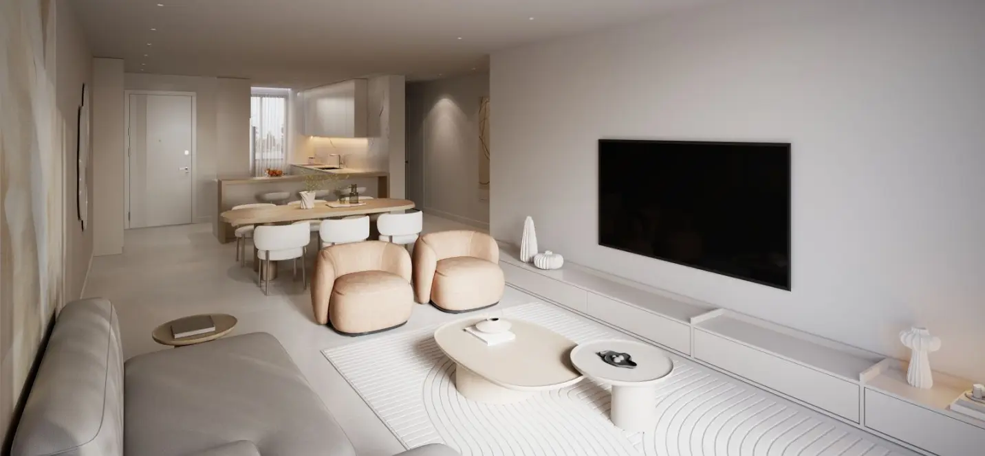 Venta de apartamento en planta baja en New Golden Mile 4