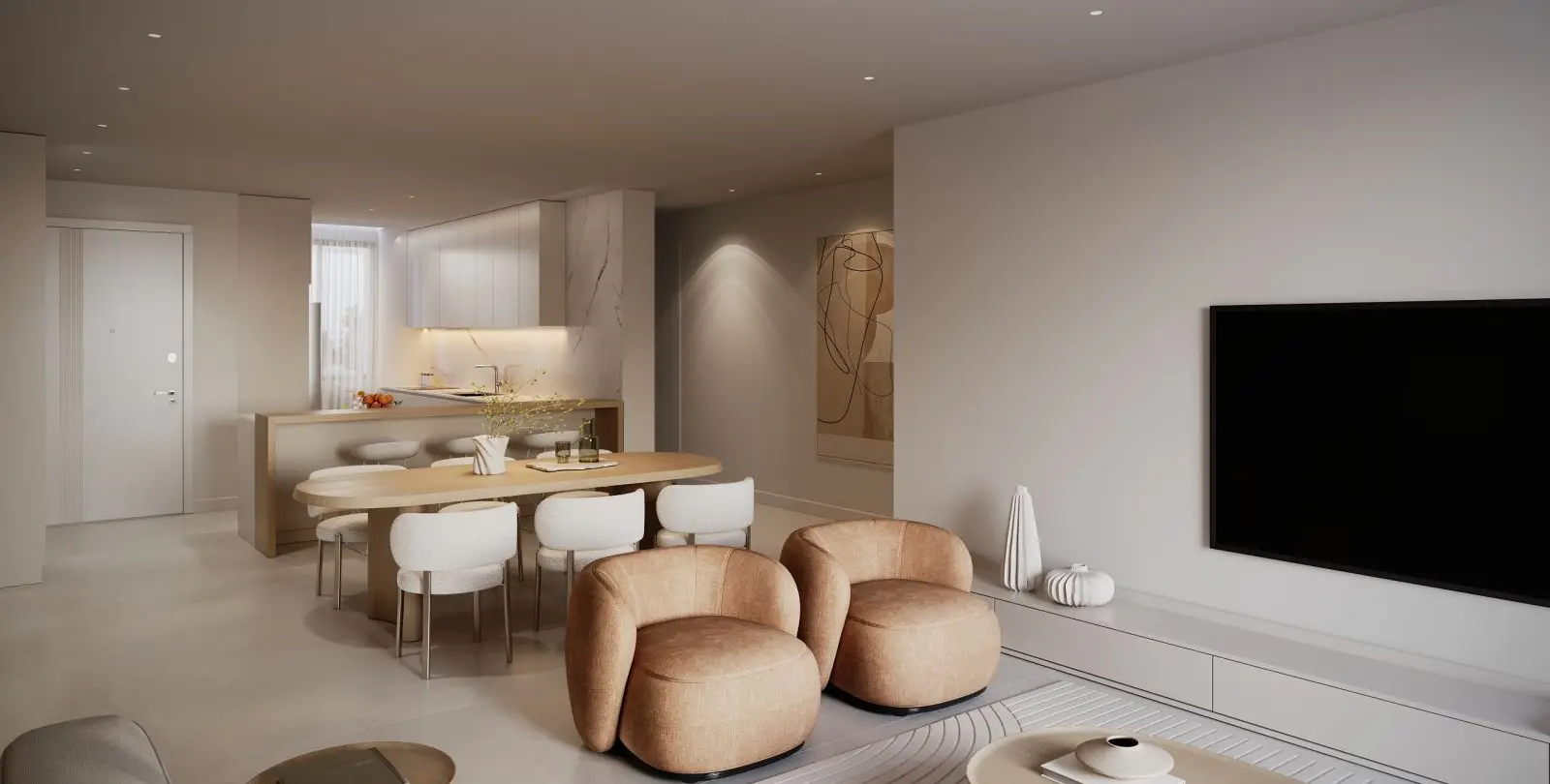 Sale of ground floor apartment in New Golden Mile 6