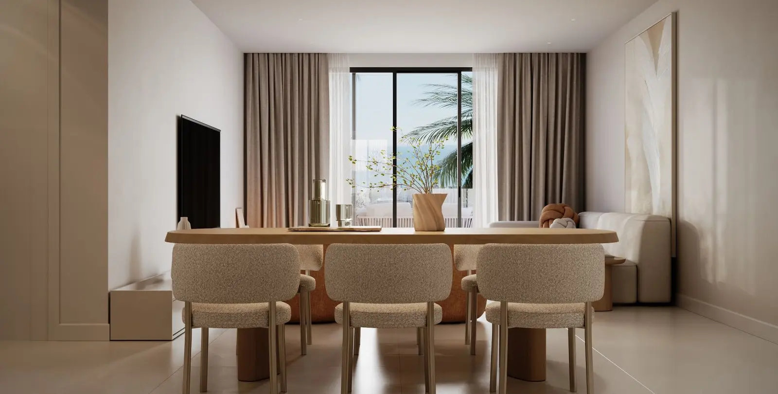 Sale of ground floor apartment in New Golden Mile 8