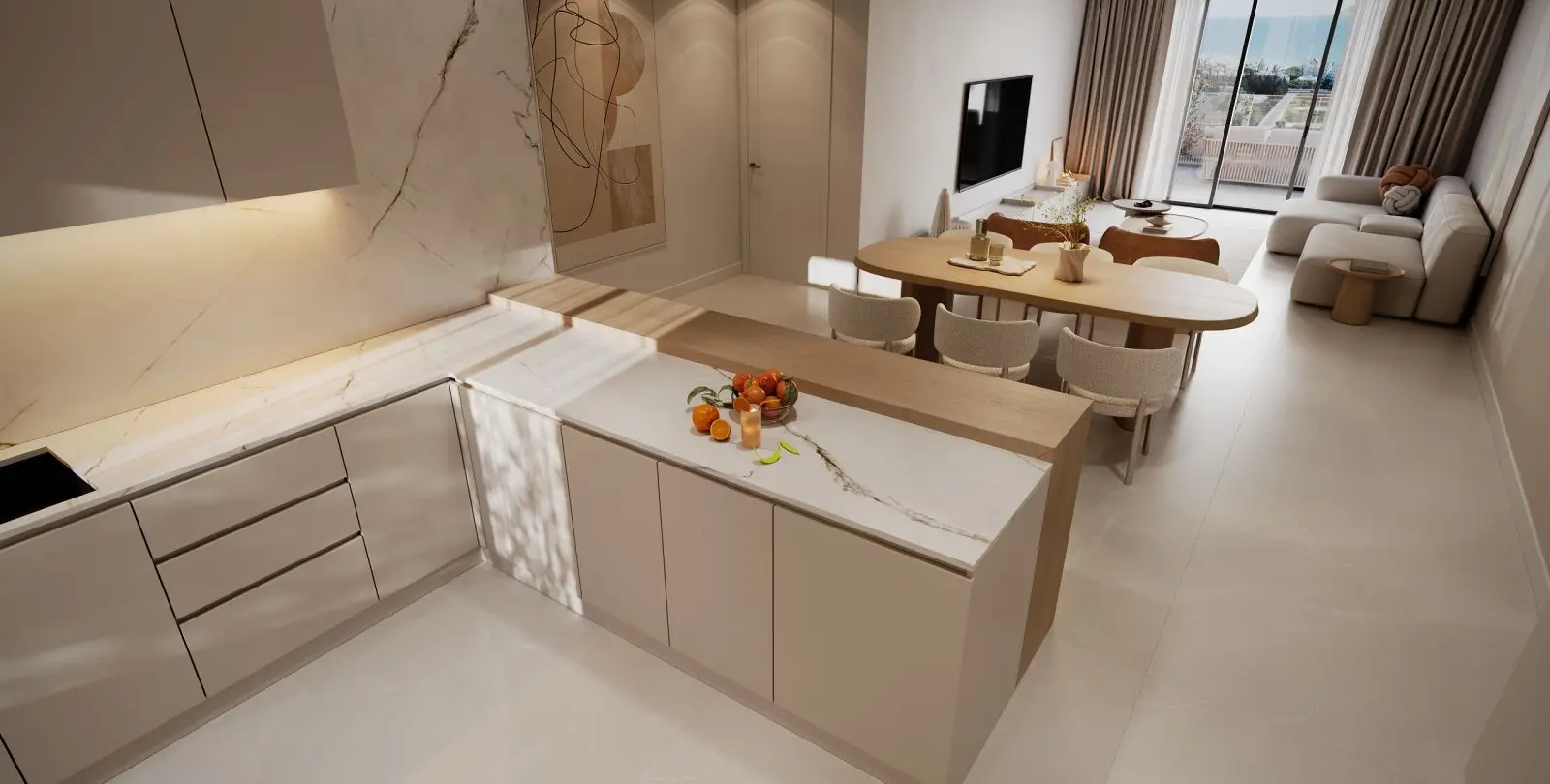 Sale of ground floor apartment in New Golden Mile 10