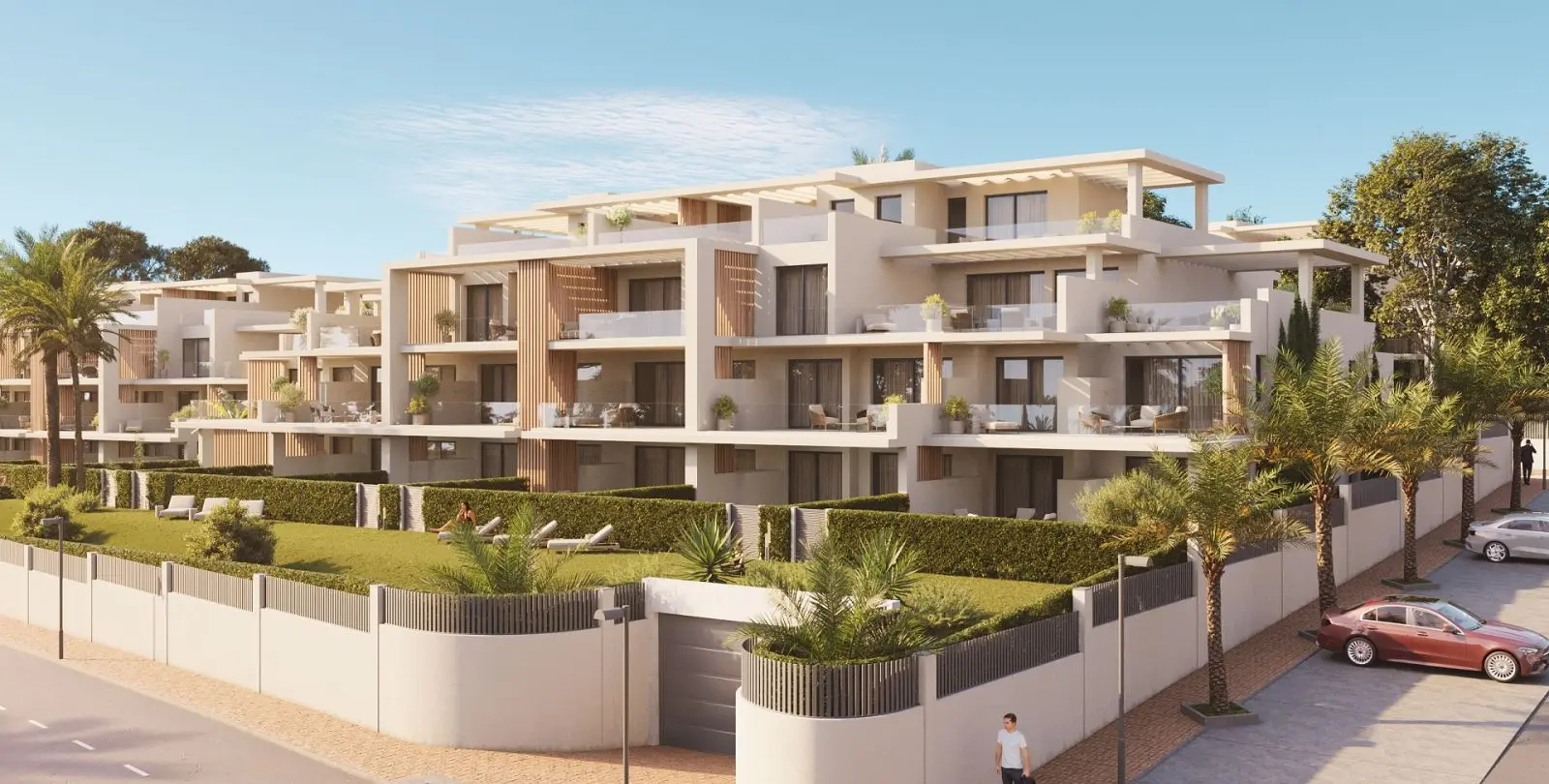 Sale of ground floor apartment in New Golden Mile 56