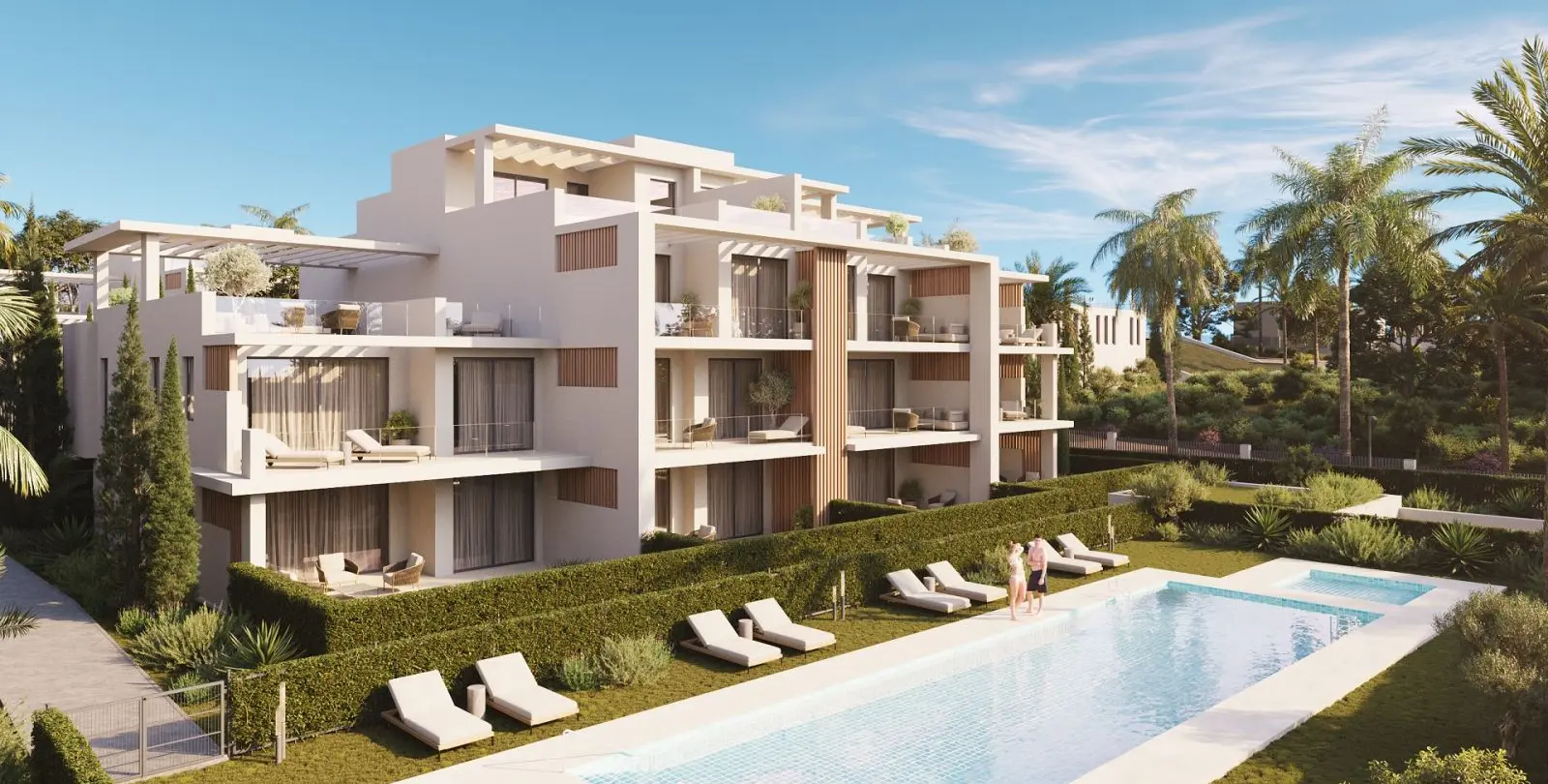 Sale of ground floor apartment in New Golden Mile 58