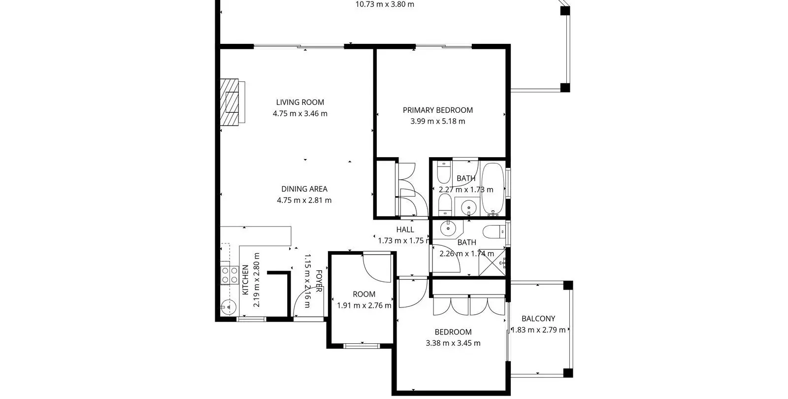 Sale of middle floor apartment in Selwo 23