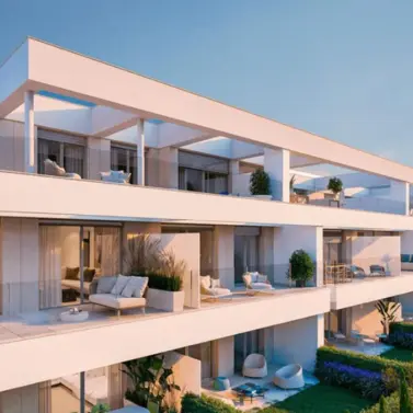 Short-term rent of middle floor apartment in Elviria