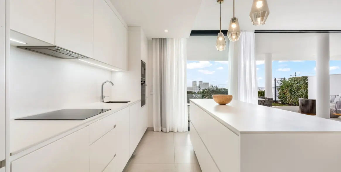 Venta de apartamento en planta baja en Higueron 8