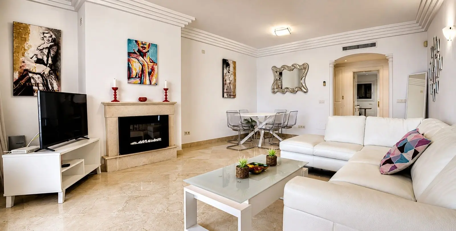 Продажа апартаментов на среднем этаже в Casares 7