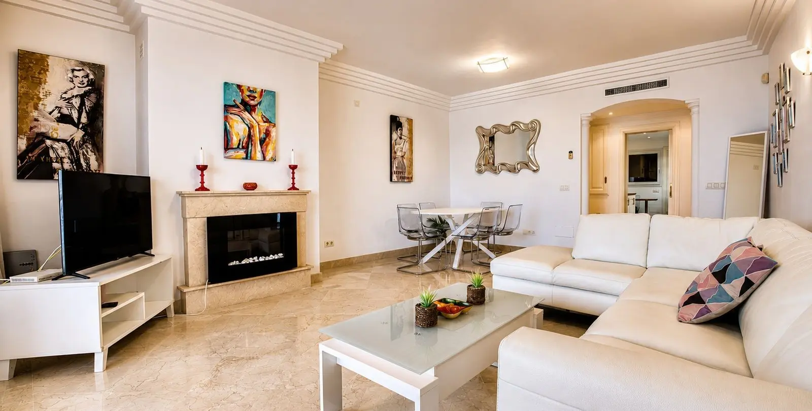 Продажа апартаментов на среднем этаже в Casares 8
