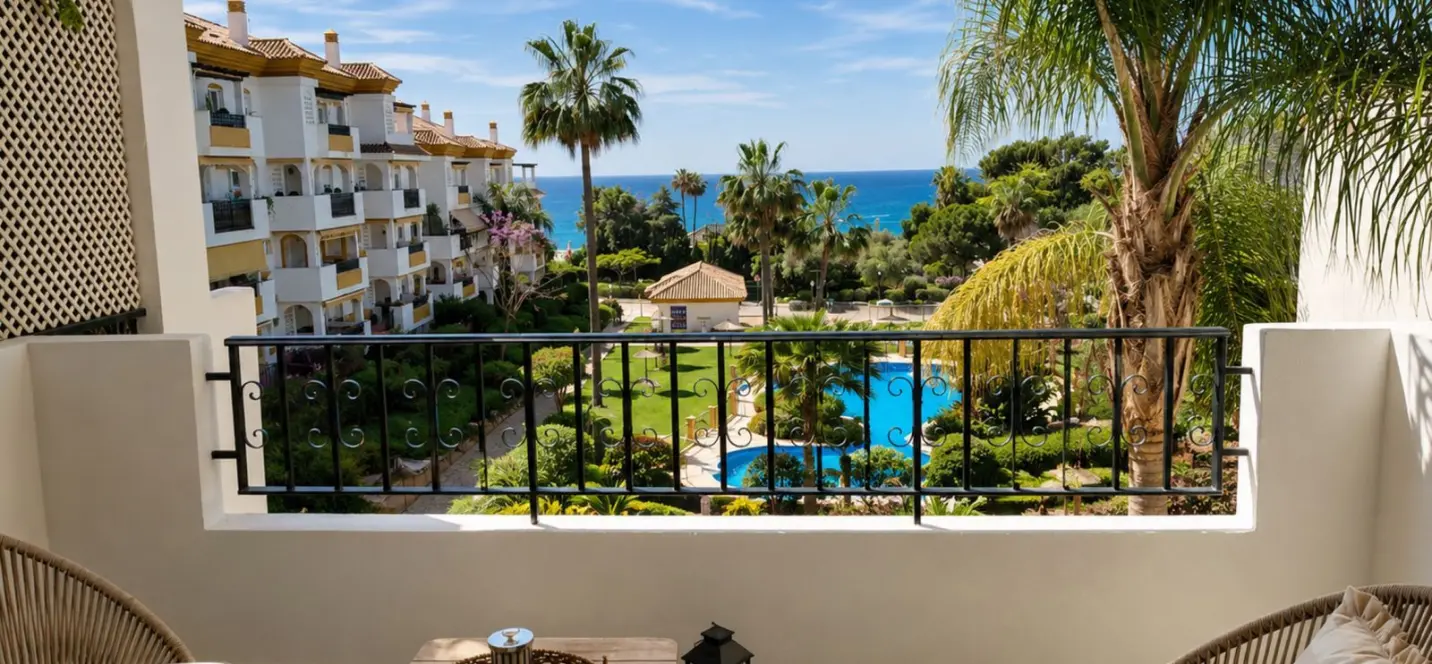 Venta de apartamento en planta media en The Golden Mile 4
