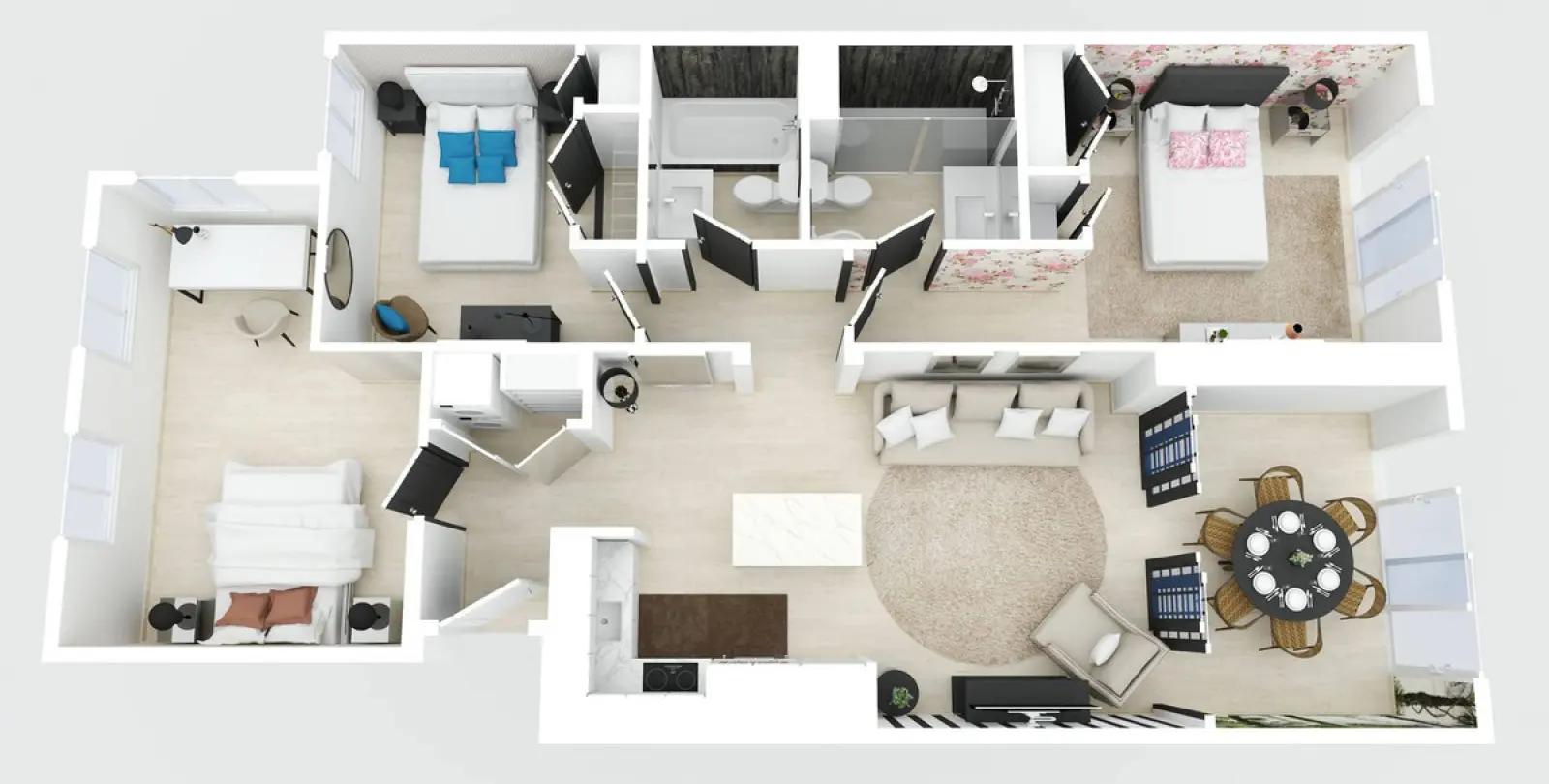 Long-term rent of middle floor apartment in Guadalmina Alta 71