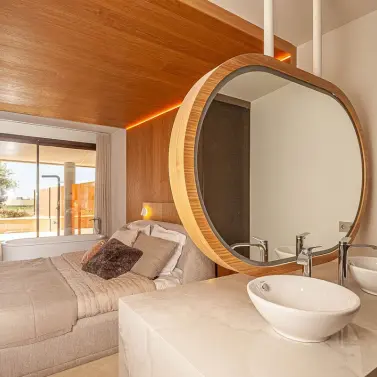 Venta de apartamento en planta media en Higueron