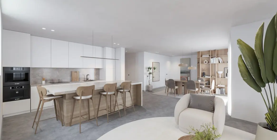Venta de apartamento en planta media en El Faro 8