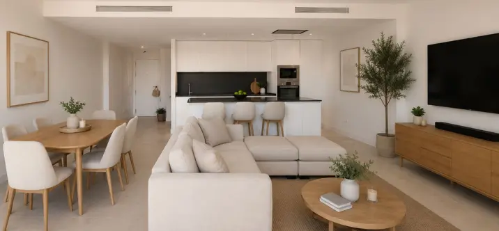 Venta de apartamento en planta media en Estepona 3