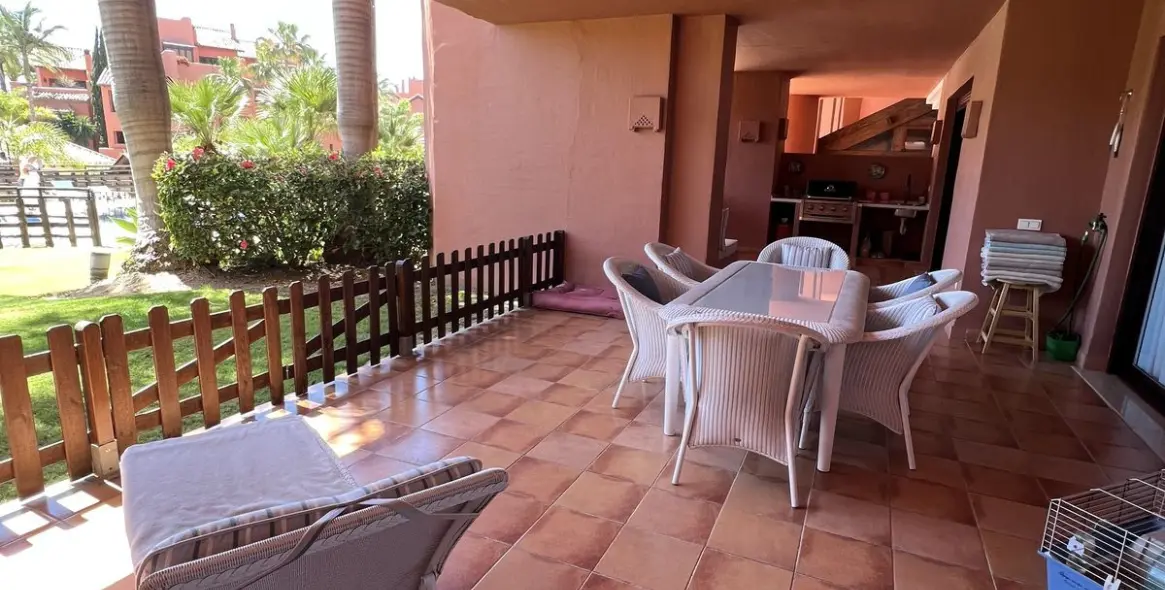 Short-term rent of ground floor apartment in Estepona 1