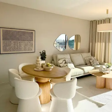 Venta de apartamento en planta media en Higueron