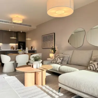 Venta de apartamento en planta media en Higueron