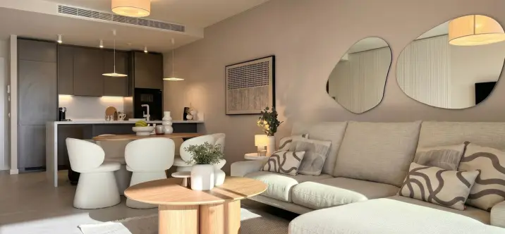 Venta de apartamento en planta media en Higueron 3