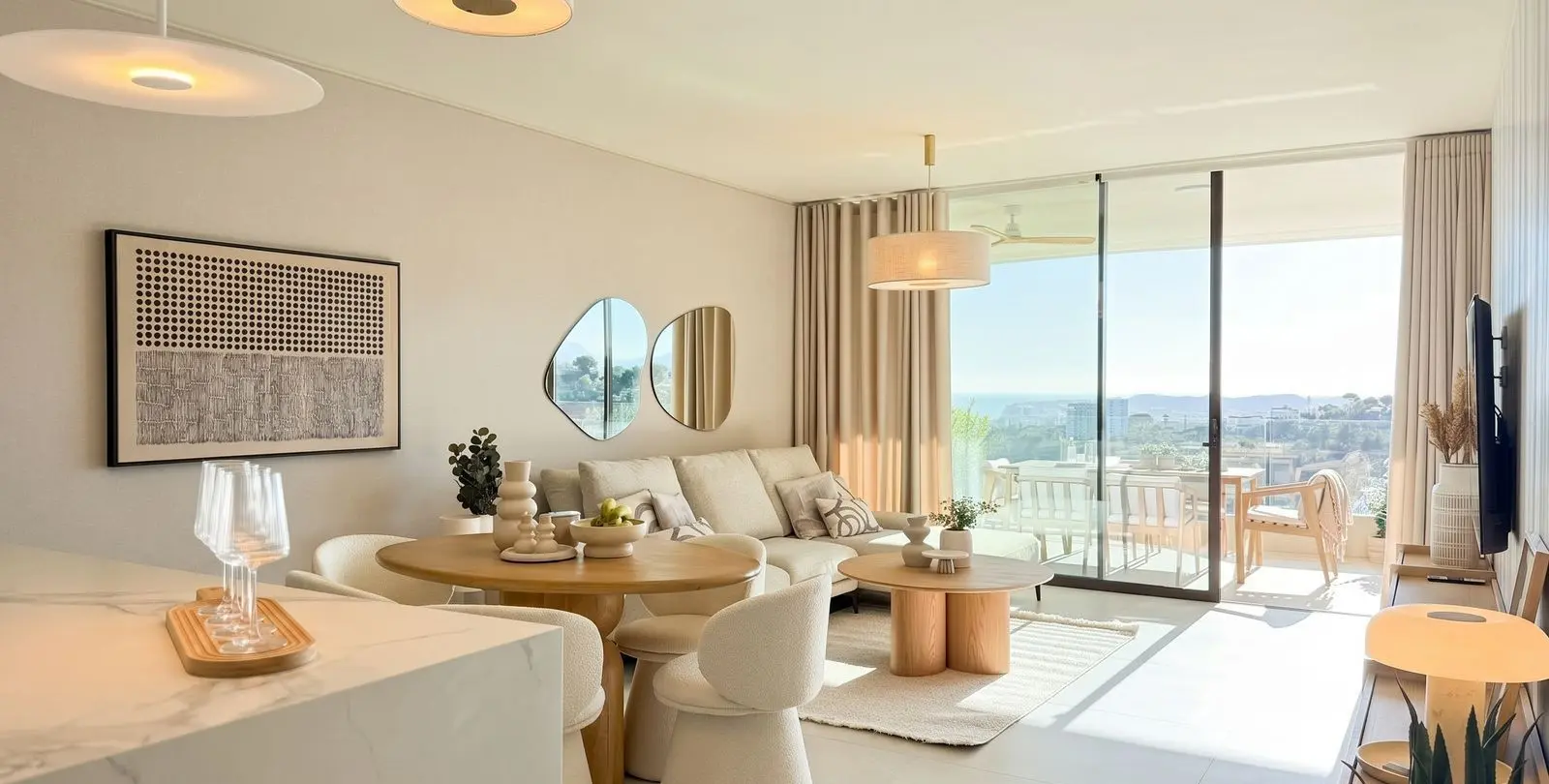 Sale of middle floor apartment in Higueron 1