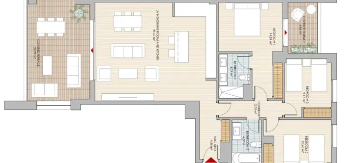 Sale of middle floor apartment in Benalmadena 1