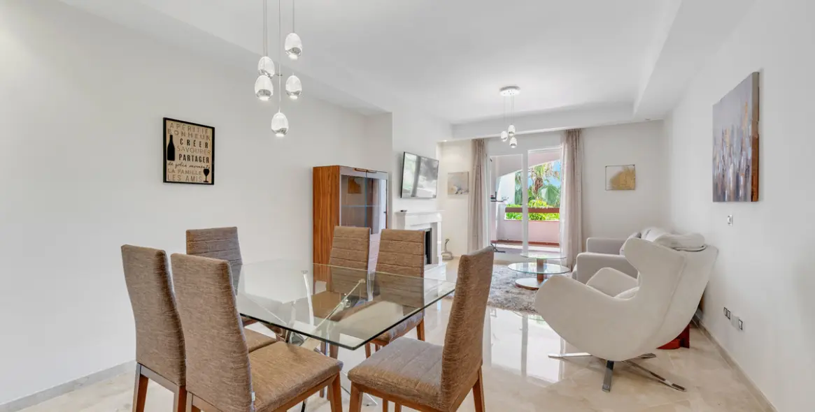 Long-term rent of ground floor apartment in Nueva Andalucía 1