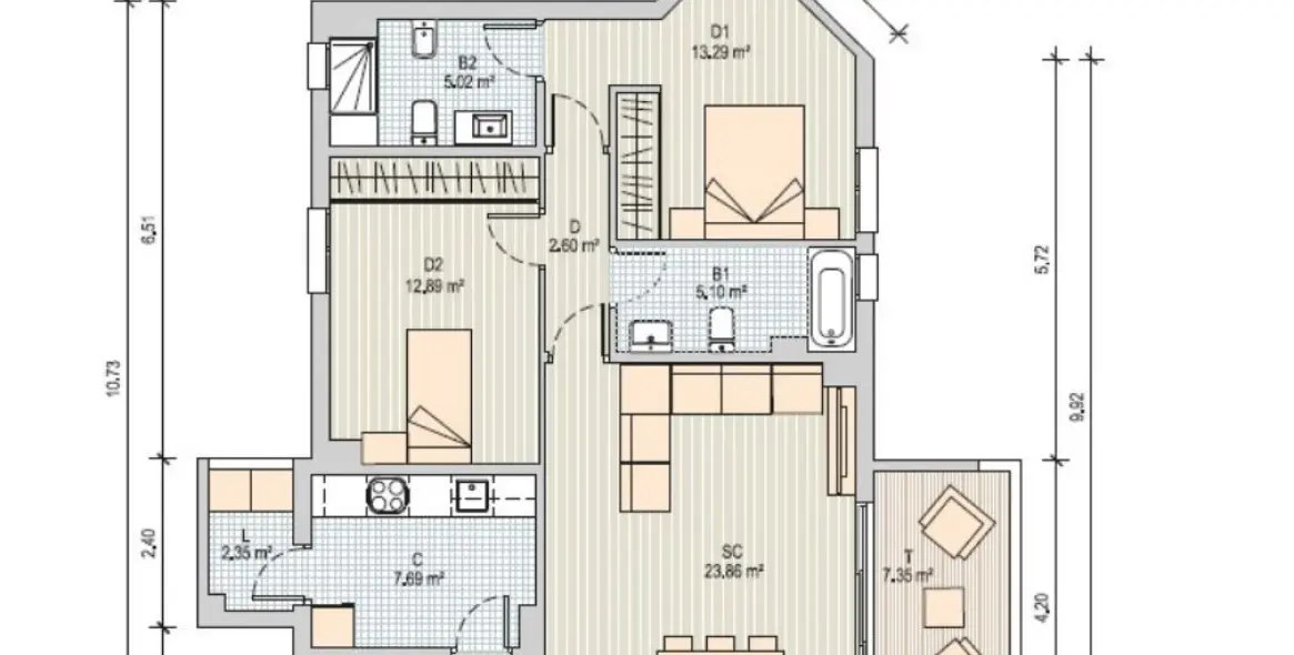 Venta de apartamento en planta media en Estepona 18