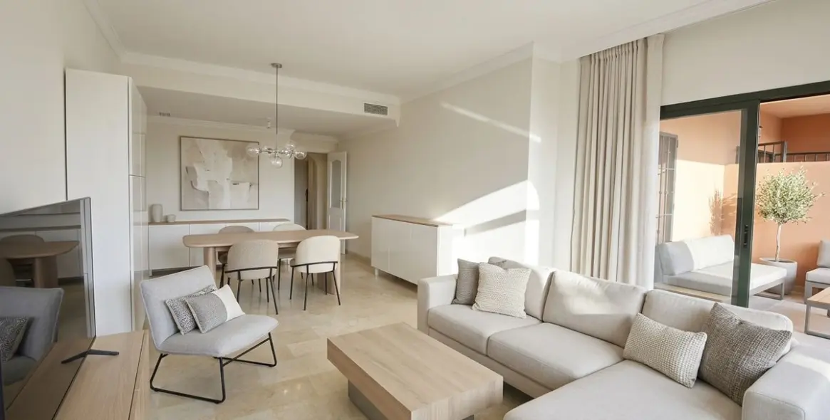 Продажа апартаментов на первом этаже в Hacienda Elviria 3