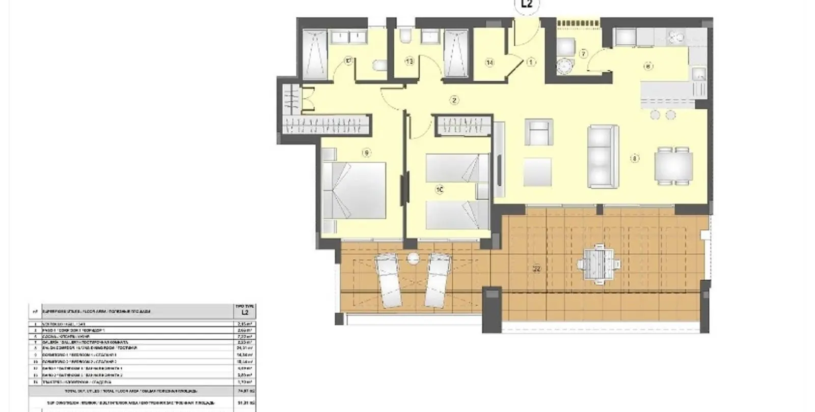 Sale of penthouse in Higueron 40