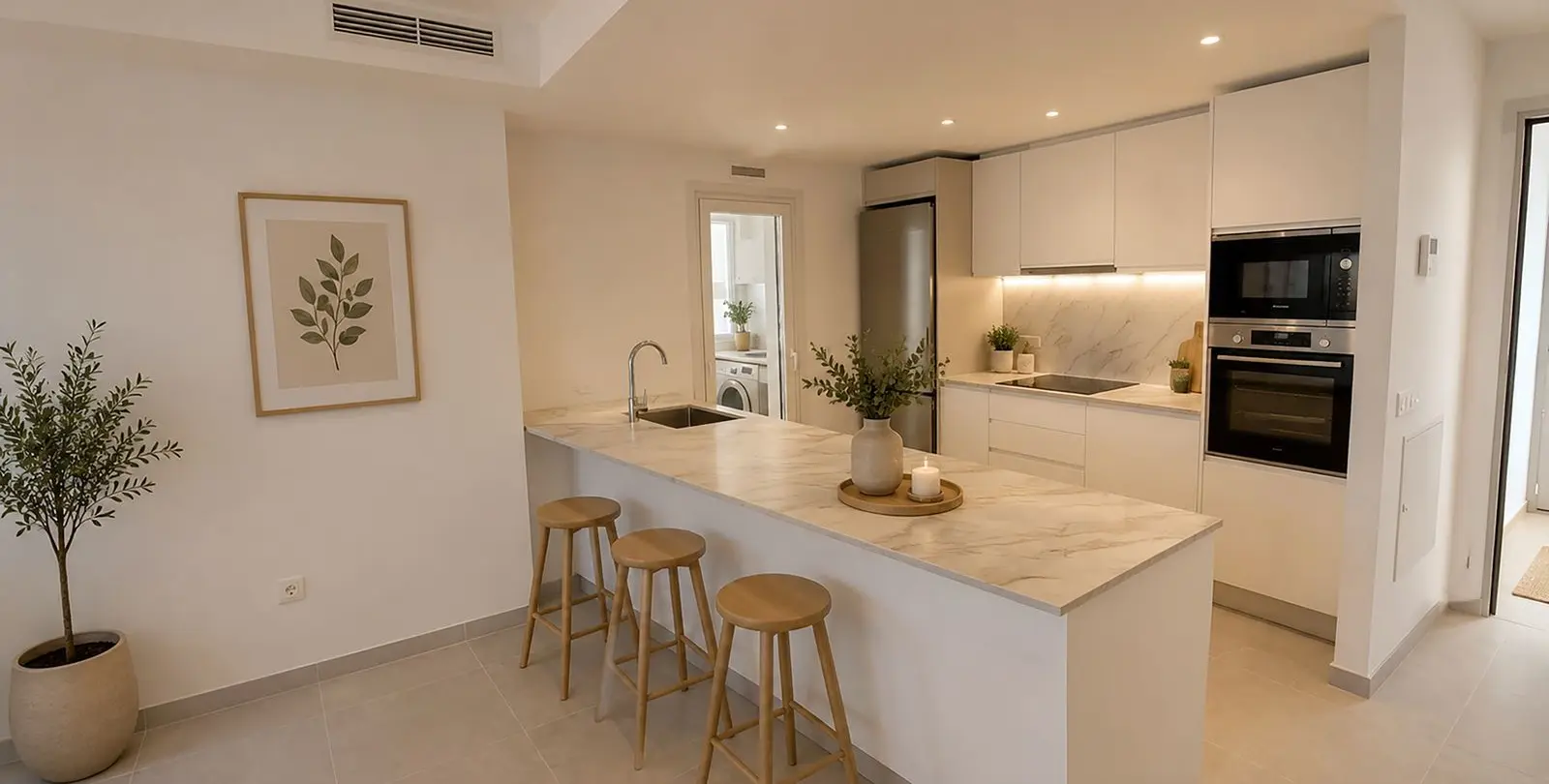 Sale of middle floor apartment in La Cala 7