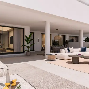 Venta de apartamento en planta baja en Altos de los Monteros