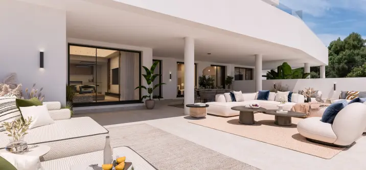 Venta de apartamento en planta baja en Altos de los Monteros 2