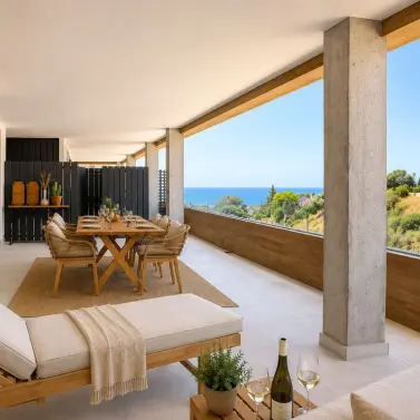Alquiler a largo plazo de apartamento en planta media en Altos de los Monteros