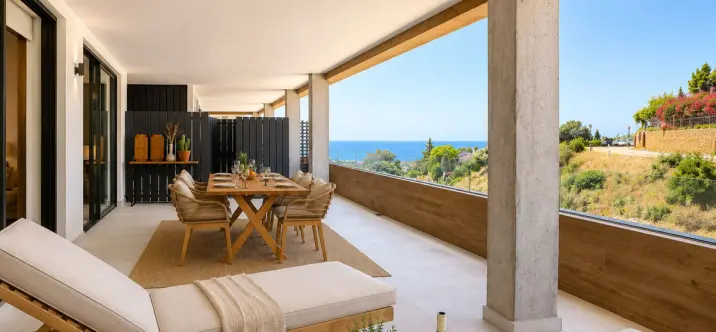 Alquiler a largo plazo de apartamento en planta media en Altos de los Monteros 0