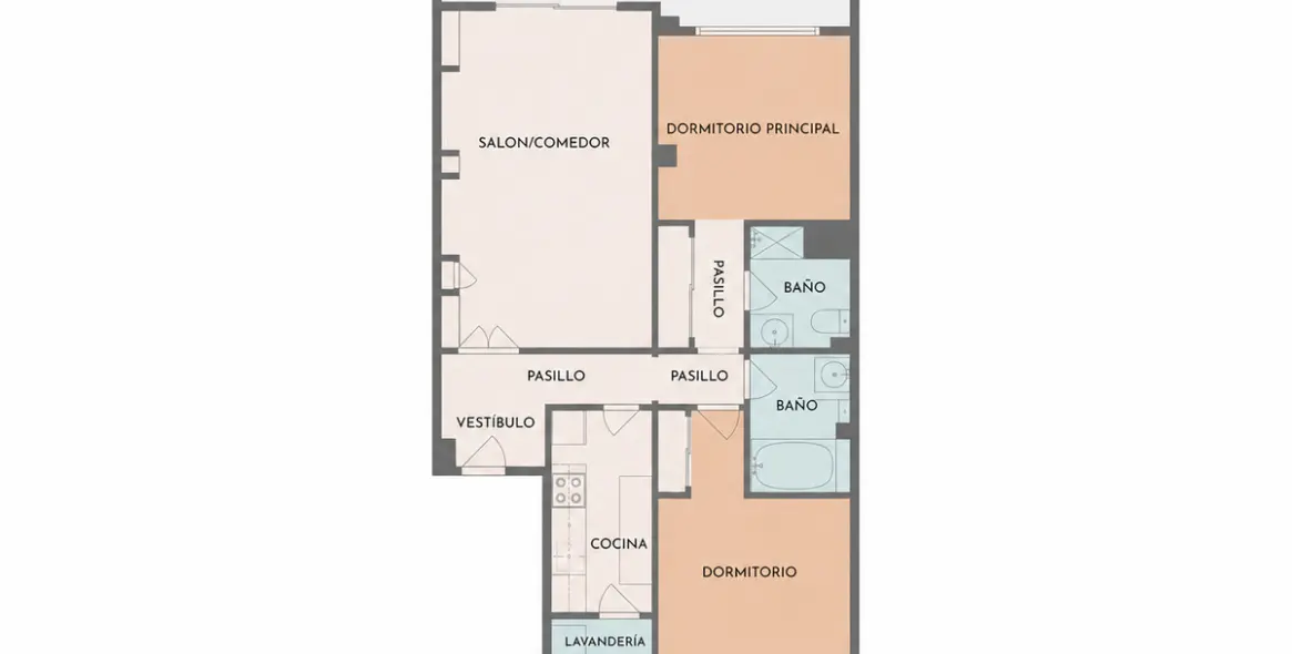 Sale of middle floor apartment in The Golden Mile 2