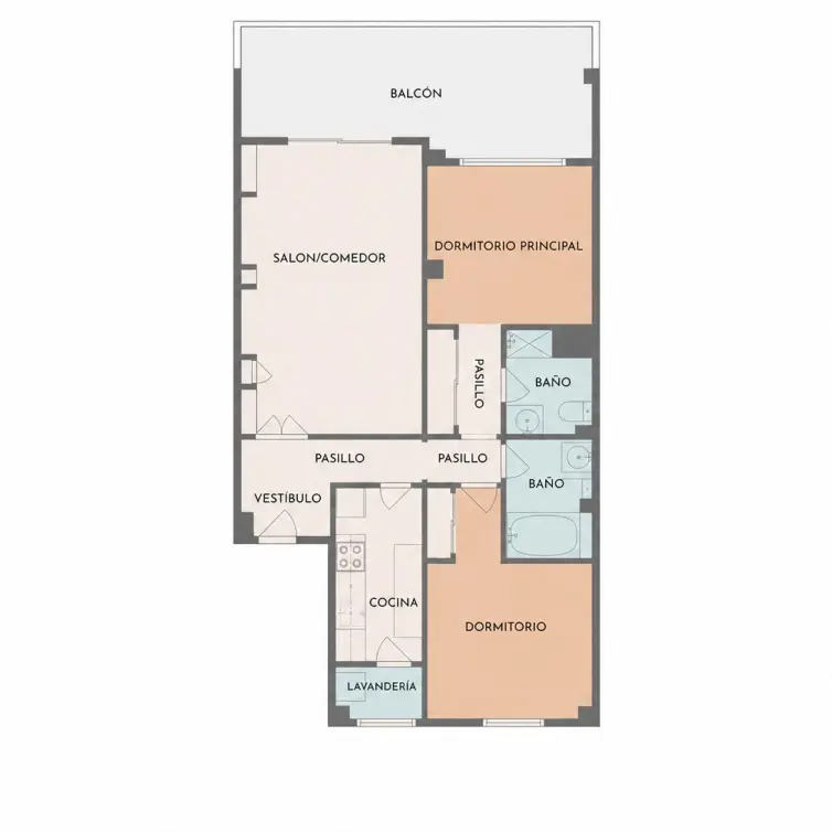 Venta de apartamento en planta baja en The Golden Mile