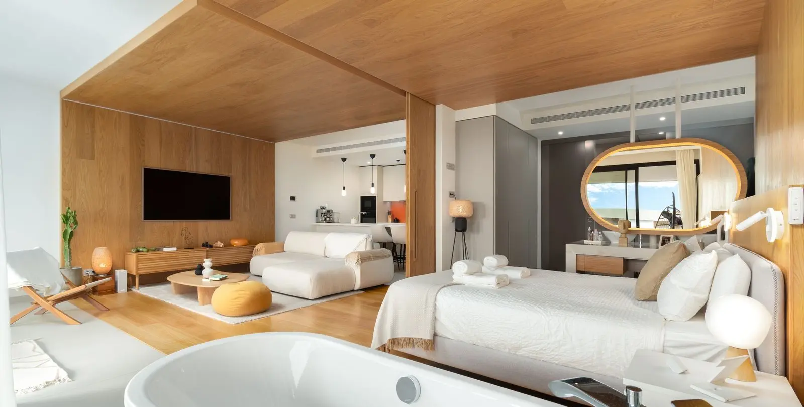Venta de apartamento en planta media en Higueron 8